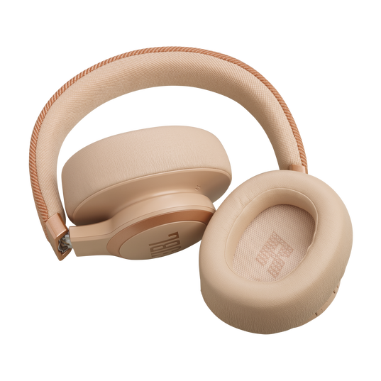 JBL Live 770NC - Sandstone - Wireless Over-Ear Headphones with True Adaptive Noise Cancelling - Detailshot 1